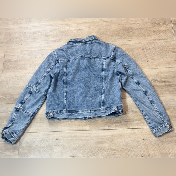 Free People Women’s Rumors Denim Jacket Size Medium - Picture 7 of 7